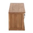 Sia TV Unit - 1 Sliding Door - 2 Drawer - 100cm - Compact - Natural Wood and Glass