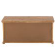 Sia TV Unit - 1 Sliding Door - 2 Drawer - 100cm - Compact - Natural Wood and Glass