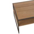 TV Unit - 1 Drawer - 120cm - Medium - Natural Wood - Metal