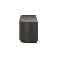 Novero Curved TV Unit - 2 Door - 140cm - Medium - Espresso Oak
