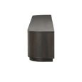 Novero Curved TV Unit - 4 Door - 220cm - Large - Espresso Oak