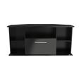 Knightsbridge Corner TV Unit - 115cm - Black Gloss