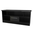 Knightsbridge TV Unit - 110cm - Black Gloss