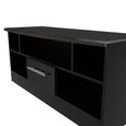 Knightsbridge TV Unit - 110cm - Black Gloss