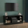 Knightsbridge TV Unit - 110cm - Black Gloss