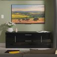 Knightsbridge TV Unit - 145cm - Black Gloss