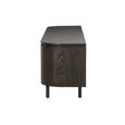 Tobago Curved TV Unit - 3 Door - 170cm - Large - Espresso Oak