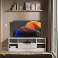 Camden TV Unit - 145cm - Wide - White Gloss