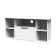 Camden TV Unit - 115cm - Corner - White Gloss