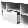 Camden TV Unit - 115cm - Corner - White Gloss