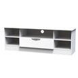 Camden TV Unit - 145cm - Wide - White Gloss