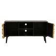 Arti TV Unit - 2 Door - Black - Mango Wood
