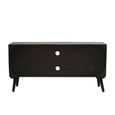 Arti TV Unit - 2 Door - Black - Mango Wood