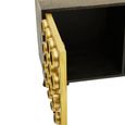 Arti TV Unit - 2 Door - Black - Mango Wood