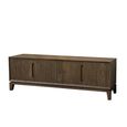 Cortez TV Unit - 4 Door - 170cm - Medium - Brown - Mango Wood