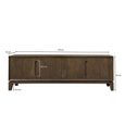 Cortez TV Unit - 4 Door - 170cm - Medium - Brown - Mango Wood