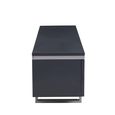 Genoa TV Unit - Storage - Fluted - Grey