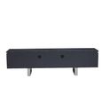 Genoa TV Unit - Storage - Fluted - Grey