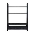 Norris TV Cabinet - 3 Drawer - 150cm - Medium - Charcoal - Rustic Mango Wood