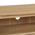 Cotswold Oak Corner TV Unit - 2 Drawer - Natural