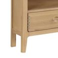 Cotswold Oak Corner TV Unit - 2 Drawer - Natural