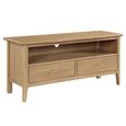 Cotswold Oak TV Unit - 2 Drawer - Natural