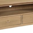 Cotswold Oak TV Unit - 2 Drawer - Natural