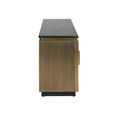 Ironville Brass Ribbed Extra Large TV Unit