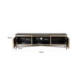 Ironville Brass Ribbed Large TV Unit