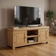 Dorchester TV Unit - 2 Door - Large - Rustic Oak