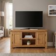 Dorchester TV Unit - 2 Door - Medium - Rustic Oak