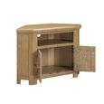 Dorchester Corner TV Unit - 2 Door - Rustic Oak