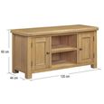 Dorchester TV Unit - 2 Door - Medium - Rustic Oak