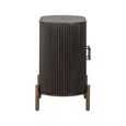 Luxor Brushed Brass Ribbed Extra Large Curved TV Unit