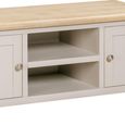 Windermere Painted TV Unit - 2 Door - Oyster Grey