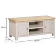 Windermere Painted TV Unit - 2 Door - Oyster Grey