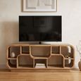 Brix Morgan TV Unit - 130cm - Small - Almond - Mango Wood