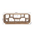 Brix Morgan TV Unit - 130cm - Small - Almond - Mango Wood