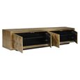 Collada TV Cabinet - 4 Door - 220cm - Large - Brushed Gold