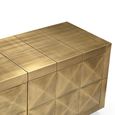 Collada TV Cabinet - 4 Door - 220cm - Large - Brushed Gold