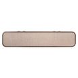 Willox Curved TV Cabinet - 4 Door - 190cm - Beige and Brown - Oak
