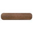 Windsor Curved TV Cabinet - 4 Door - 200cm - Large - Walnut