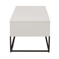 Albion Small TV Unit - 2 Drawer - Stone Grey and Black