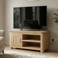 Treviso Oak Standard TV Unit - 1 Door - 100cm - Compact