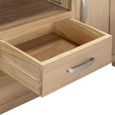 Treviso Oak TV Unit - 1 Door - 86cm - Compact