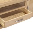 Treviso Oak TV Unit - 2 Door - 145cm - Medium