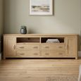 Treviso Oak TV Unit - 2 Door - 220cm - Large
