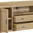Treviso Oak TV Unit - 2 Door - 220cm - Large