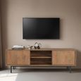 Ravenstein TV Unit - 2 Door - 150cm - Medium - Natural - Mango Wood