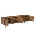 Ravenstein TV Unit - 3 Door - 180cm - Medium - Natural - Mango Wood
